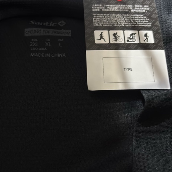 Santic Race Fit Cycling,full zip,3 rear pocket short sleeve,run,hike jersey - Picture 12 of 14